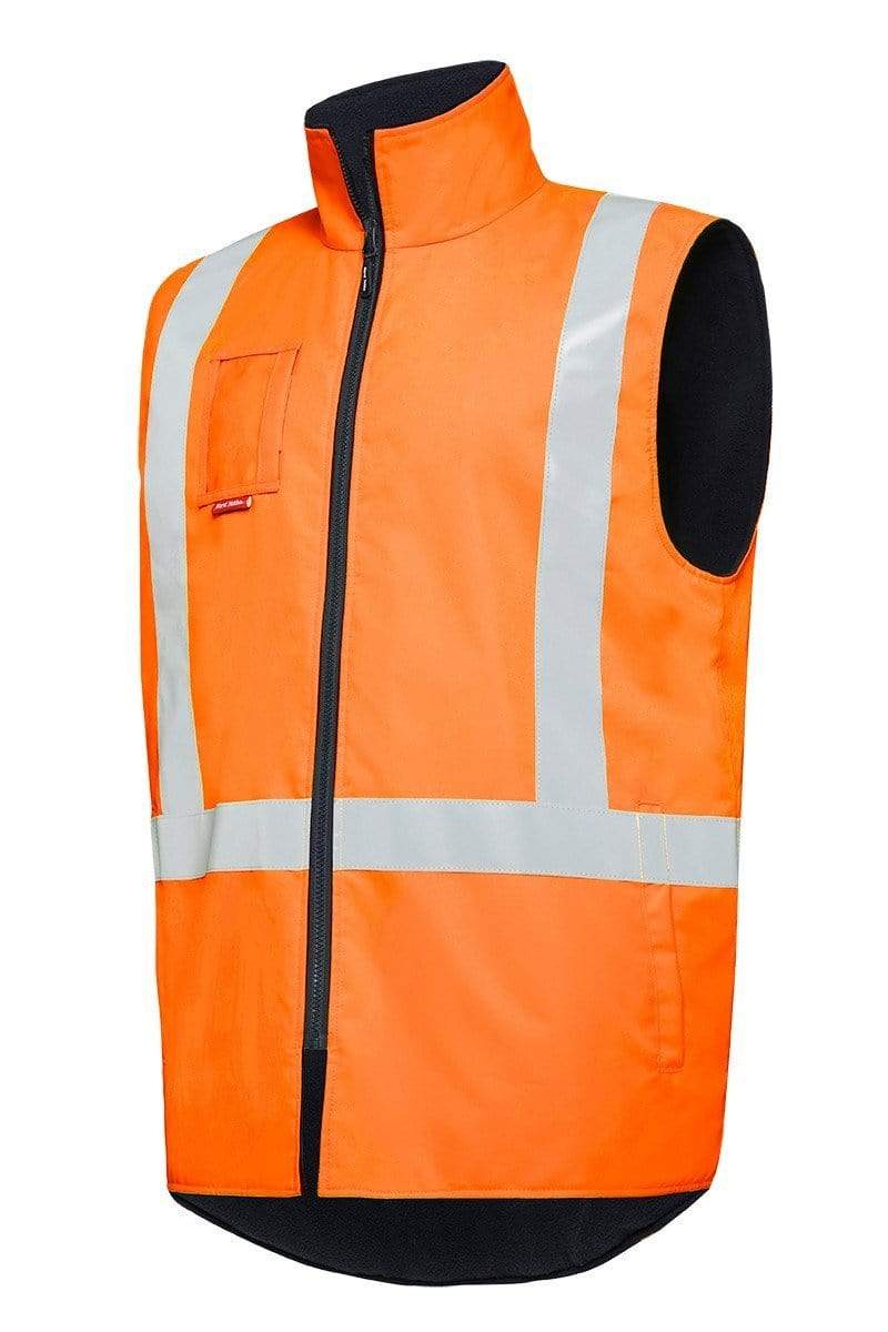 Hard Yakka Taped Hi Vis Vest Y21480 Work Wear Hard Yakka Safety Orange S 